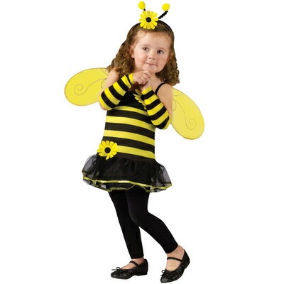 コスプレ 仮装 ハニービー 子供用 Tod S 【 コスプレ 衣装 ハロウィン 仮装 コスチューム 子供 キッズ 蜂 女の子 パーティーグッズ こども 子ども用 ハチ ミツバチ 】