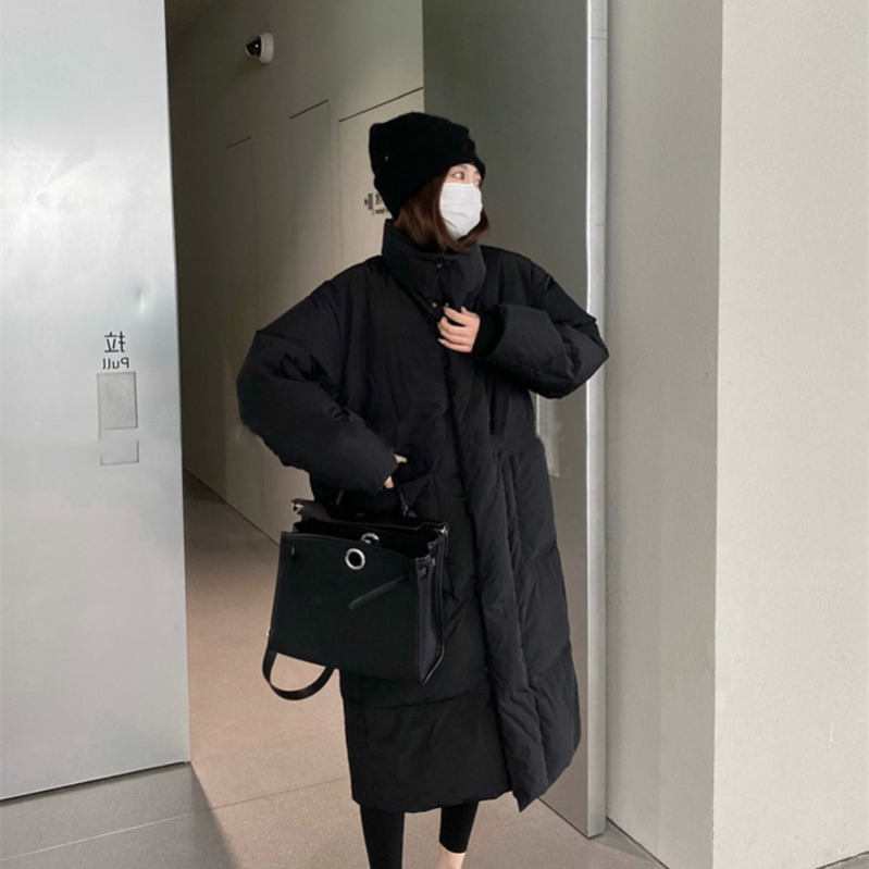 ダウンコート レディース ロング きれいめ 大きいサイズ ダウンジャケット コート キルティング アウター ロング丈 ダウン 秋冬 サイドポケット ハイネック ファション 長袖 OceanMap