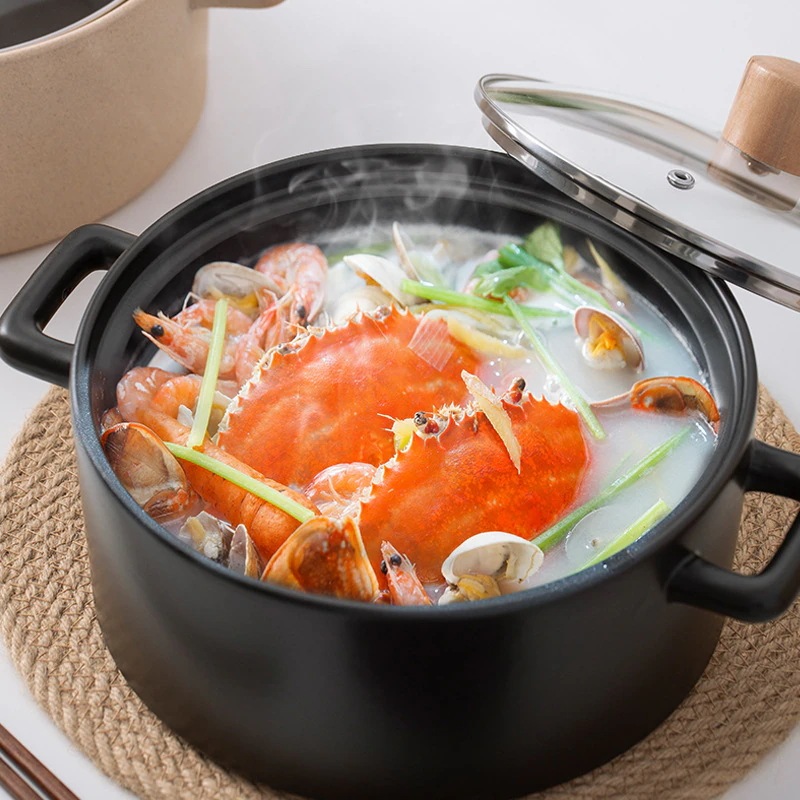 Gas Pot C High Household Stove For Soup Ceramic Pot 11casserole Stew Special Resistant Temperature