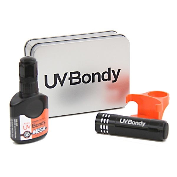 （まとめ買い）ジット UV-Bondy 接着剤 UV BONDY MEGA ユーブイボンディメガ スターターキット ノズルタイプ 30ml UB-S30MNZ [x3]