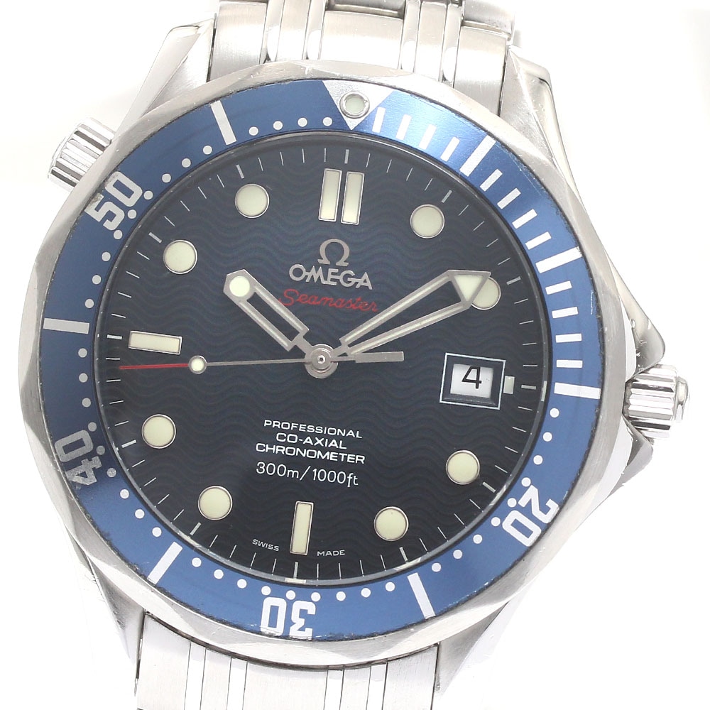 オメガ OMEGA 2220.80 シーマスター300 デイト コーアクシャル 自動巻き メンズ _877422【中古】