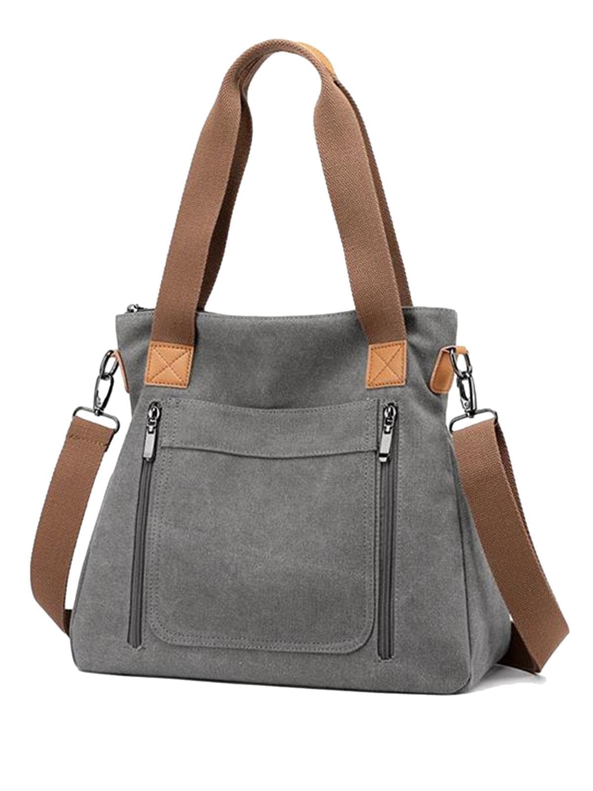 [Cocos Pygmy] キャンバストートバッグ キャンバスバッグ トートバッグ ショルダーバッグ バッグ 無地 レディース 4300