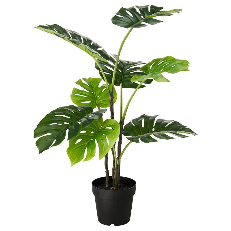 FEJKA フェイカ 人工観葉植物 - 室内/屋外用 モンステラ 19cm