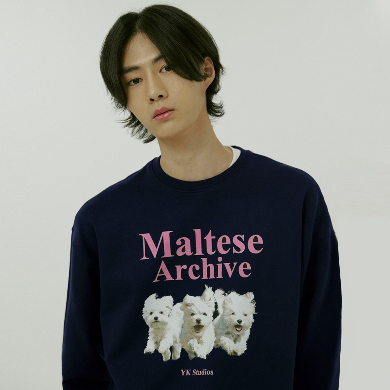 Maltese archive sweatshirts NAVY 7,560円