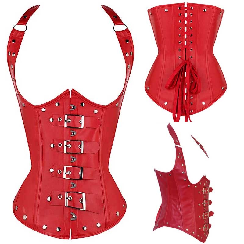 レッドレザースーツ コルセット 赤色 衣装 コスプレ ハロウィン 女性 ボンデージ セクシー 仮装 コスチューム 大人 合皮 ハロウィン SM嬢風 ボディースーツ アダルト mt926xxxxxxxx 8,140円