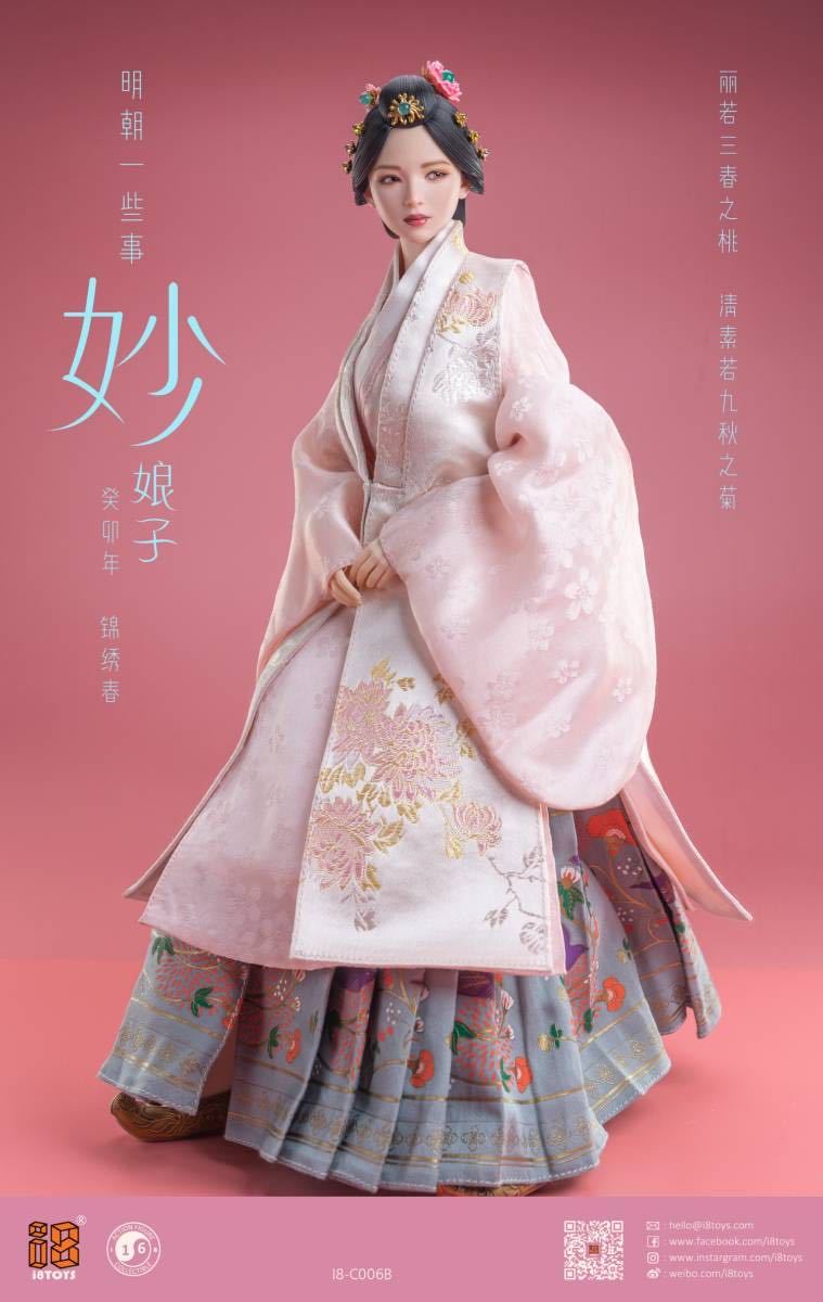 I8 TOYS 1/6 明王朝 宮廷少女 「妙」 牡丹.Ver 未開封新品 I8-C006B ヘッド&コスチューム セット