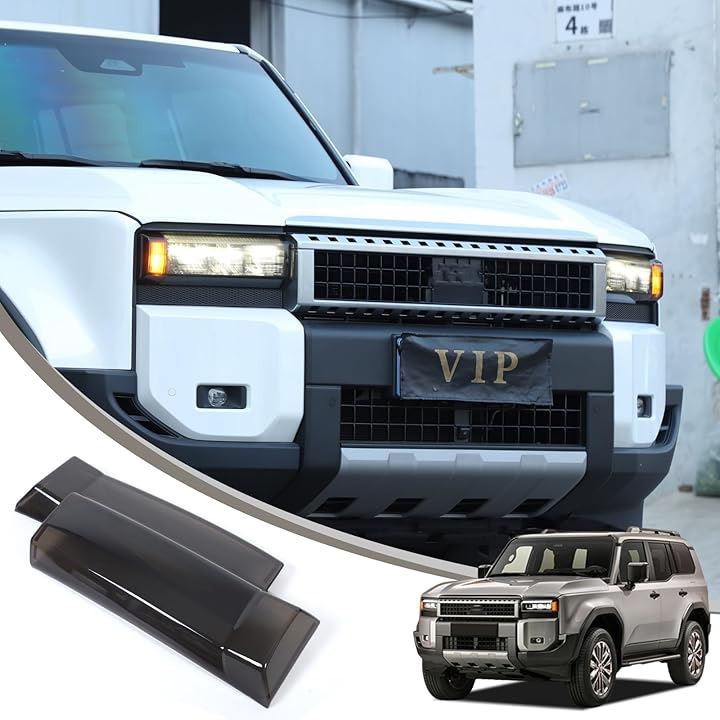 トヨタ ランドクルーザー250 ランクル250 専用 ヘッドライトカバー スモークシェル ヘッドライトパネル ヘッドライトシェル ABS素材 貼付タイプ 取付簡単(ヘッドライト用) 13,528円