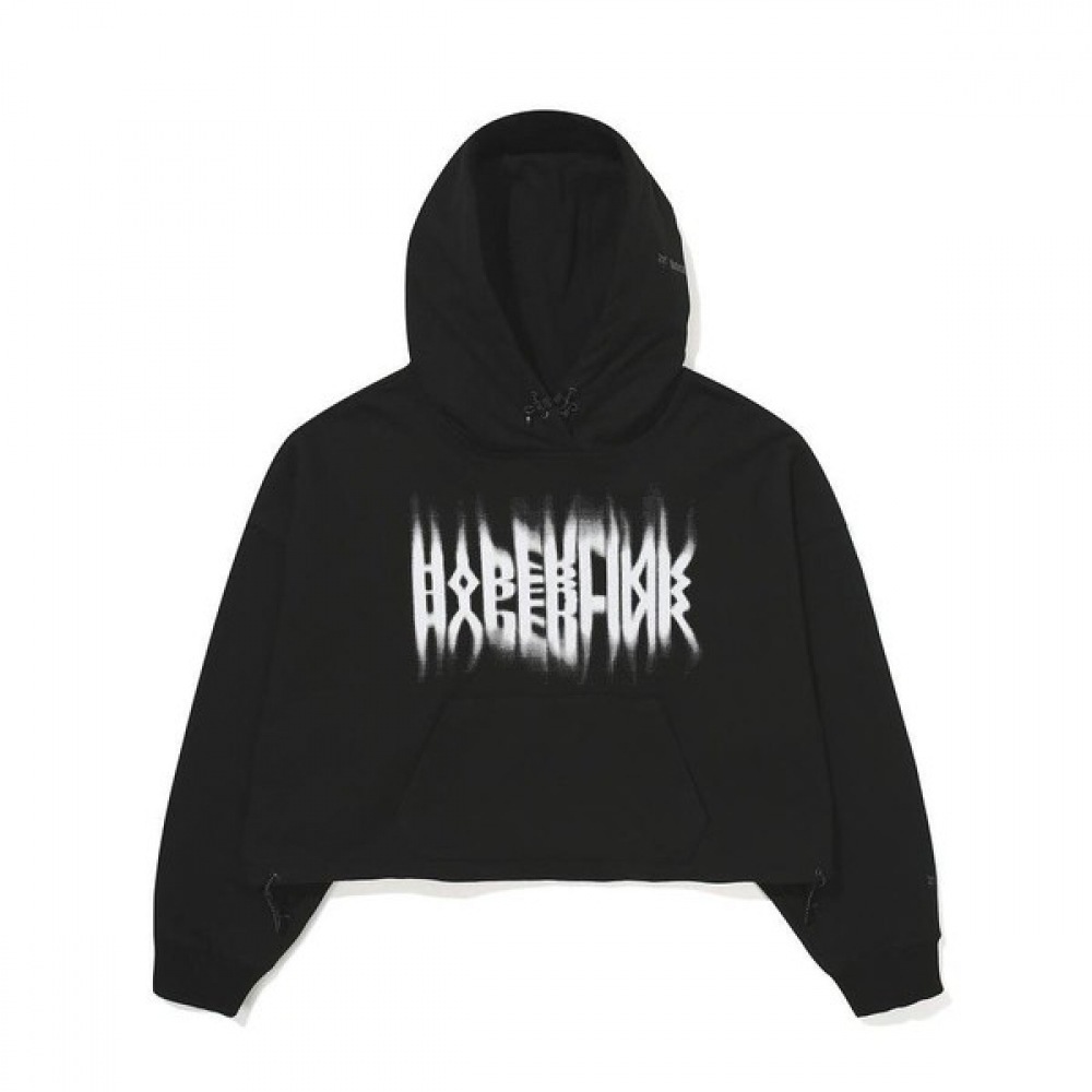 [ボブキャット] WMS ハイパーリンククロップパーカー-ブラック