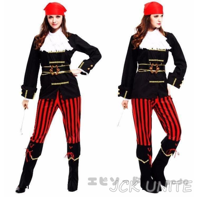 大人用 女性用 jckunite衣装 女海賊 ジャック船長パイレーツオブカリビアン jckunite 衣装 仮装 コスプレ衣装 レディース イベント ハロウィーン ガールズ