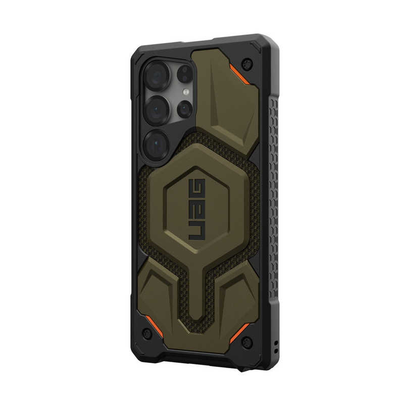 UAG　Galaxy S25Ultra用 マグネット対応MONARCH PRO ケブラーエレメントグリーン　UAG-GLXS25U-PMS-KG