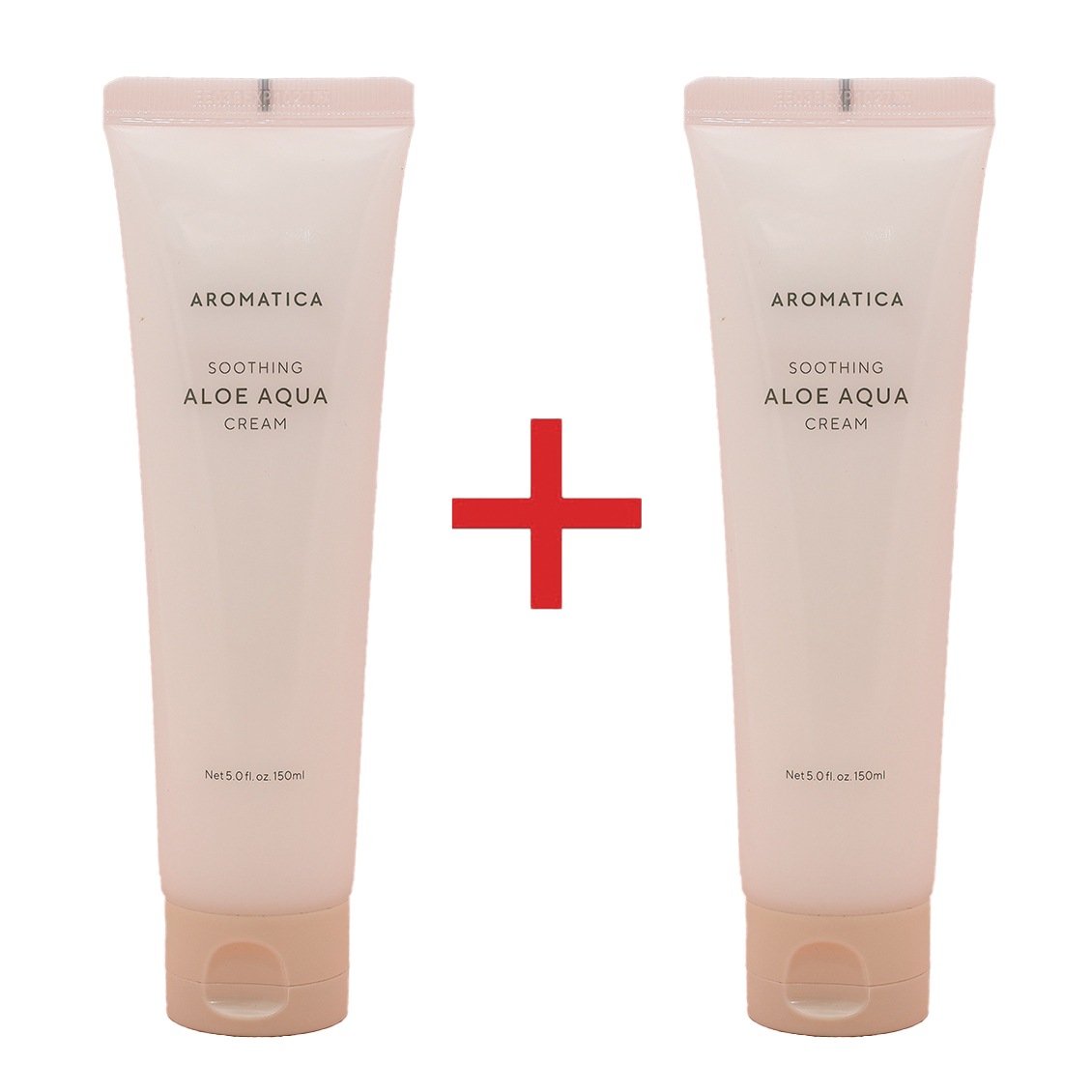 [1+1]スージング アロエ アクアクリーム 150ml+150ml / 肌鎮静/ 保湿 /無着色水分クリーム