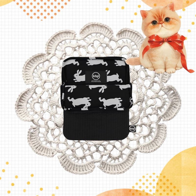 Quilting Happy Bunny Tablet PC Pouch 2 【アイパッド用】 ノートパソコンバッグ 収納ケース 韓国雑貨 ブランド 正規品