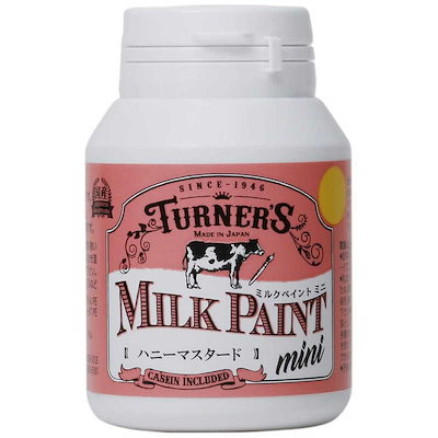 他サイト： ターナー色彩　ミルクペイントMINI70ml ハニーマスタード　MK070011の商品画像