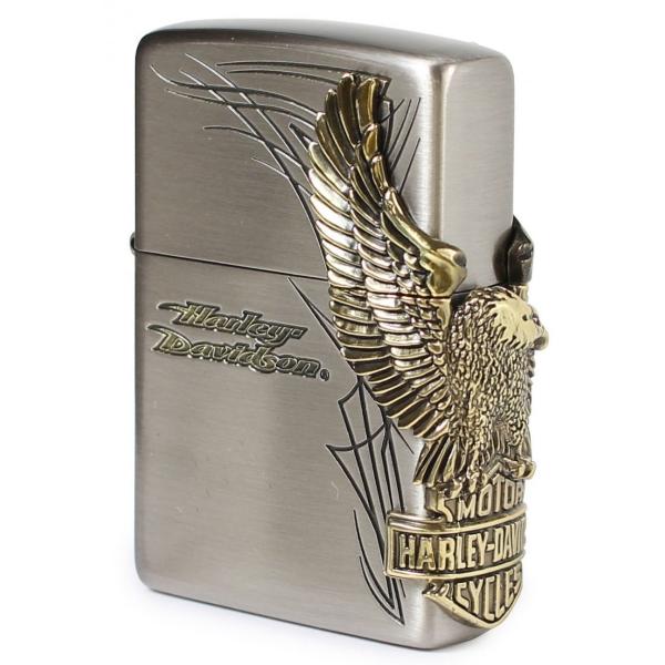 ZIPPO(ジッポー) オイルライター ハーレーダビッドソン サイドメタル 3面加工 コンビ HDP-66