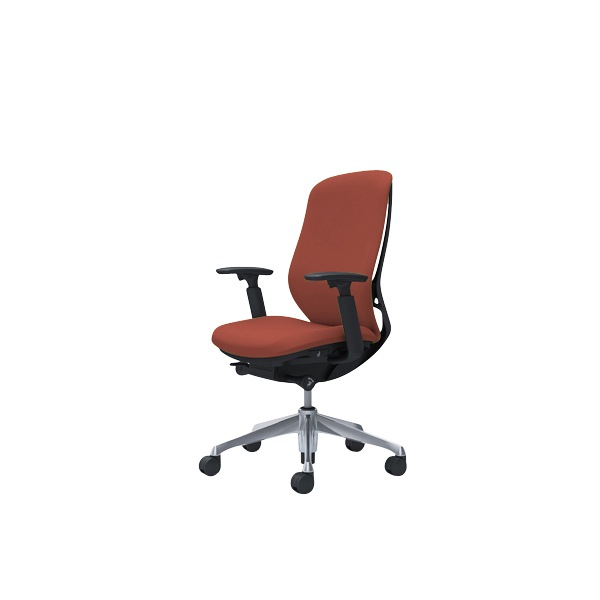 オカムラ シルフィー 可動肘 背クッション ハイ C687BRFXW6 テラコッタ [オフィスチェア]