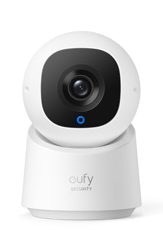 Anker Eufy Indoor Cam C220 (見守りカメラ) 【ペットカメラ/ベビーモニター/ペット見守り/屋内カメラ/ネットワークカメラ / 2K画質 / ズーム対応 / 360監視/A