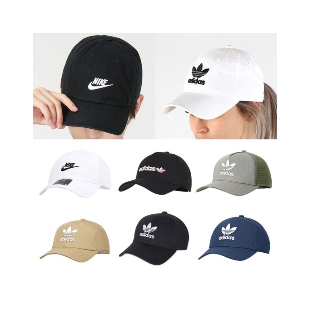 アディダス/ナイキベースボールキャップ11種類のベースボールキャップ EC3603/IB9967/FB5368-011