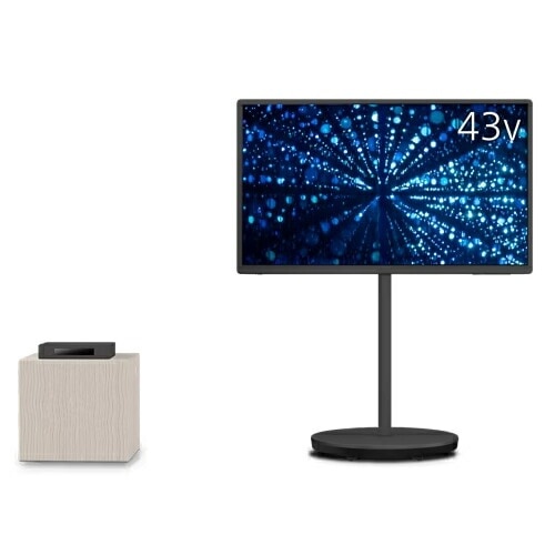 パナソニック【Panasonic】43V型 レイアウトフリー4K液晶テレビ マットダークグレー VIERA（ビエラ） 2025年モデル TH-43LF2L-H【HDD非内蔵のすっきり設計】