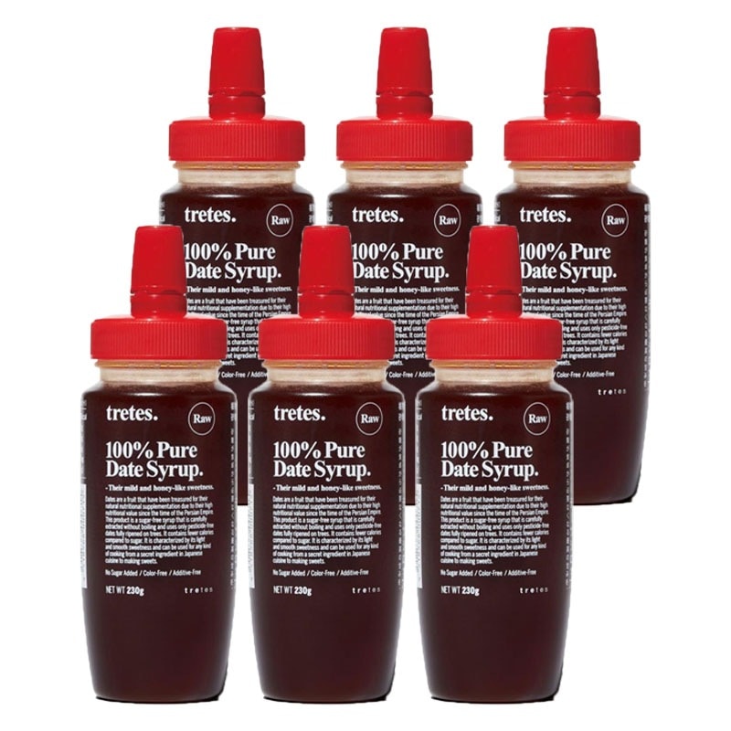 デーツシロップ 230g 6本　 正規販売店 無添加 植物性100% 砂糖不使用