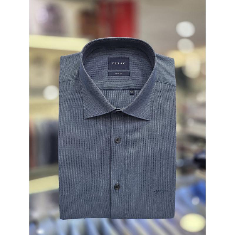 [] 綿混紡ドビー・スパン スリムフィットシャツ YJEFBS159NY [P003731231]