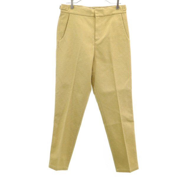 未使用 ジャガード トラウザー パンツ M ベージュ ドビー メンズ