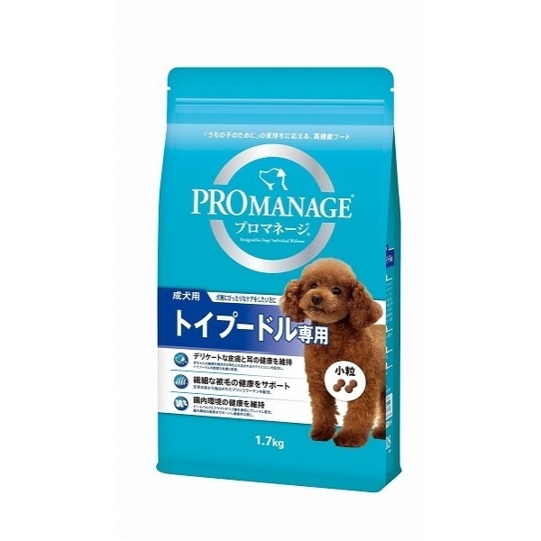 （まとめ買い）犬種別シリーズ 成犬用 トイプードル専用 1.7kg KPM42 ドッグフード [x3] 6,930円