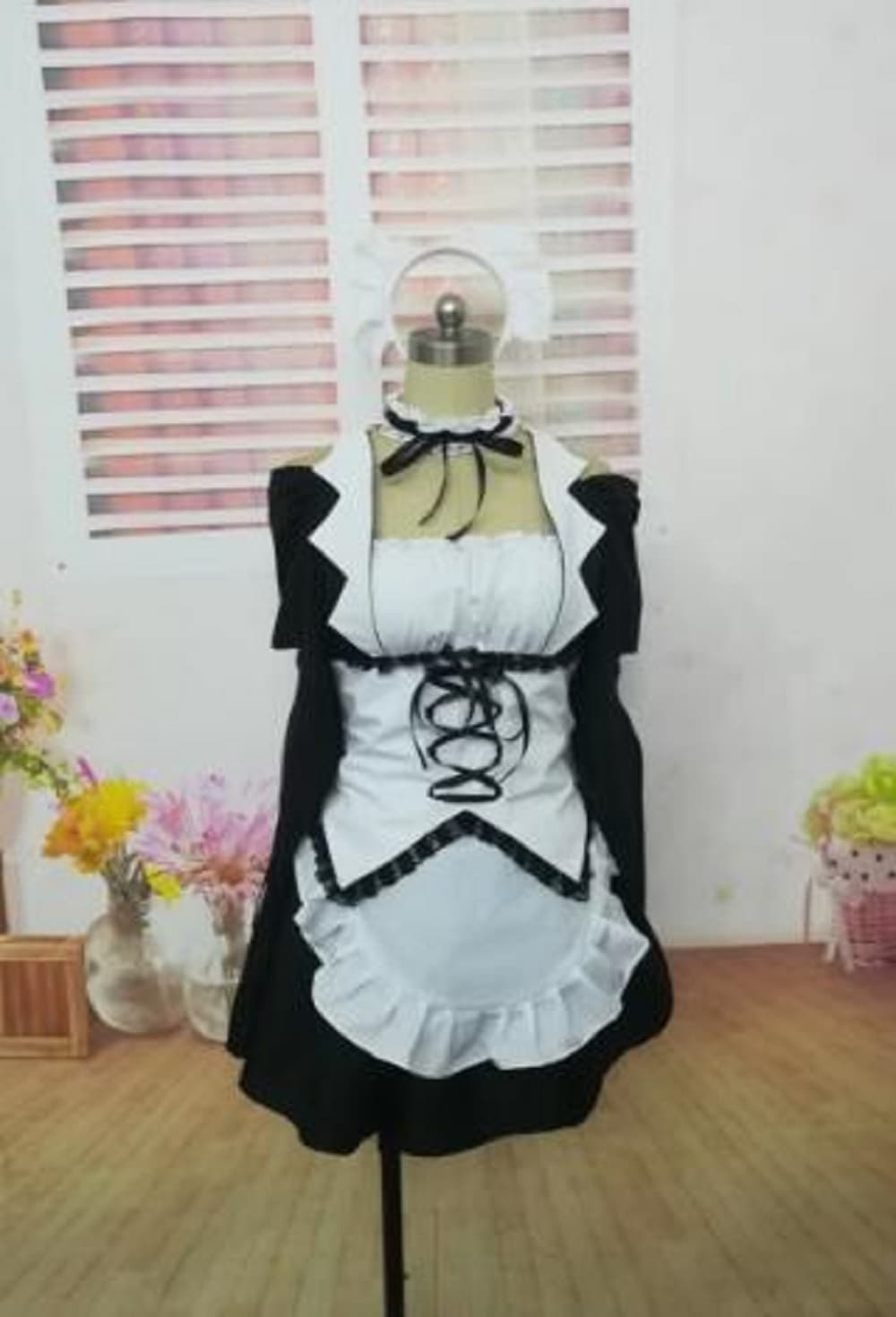 会長はメイド様！ コスプレ衣装V舞台演出服 ハロウィン イベント 学園祭 クリスマス仮装サイ アニメの制作を受ける男女兼用 (ウイッグ 道具 靴追加可)