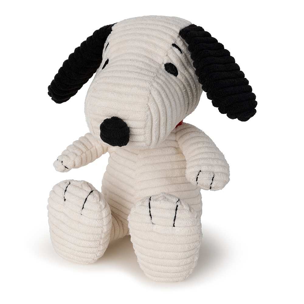 PEANUTS ピーナッツ スヌーピー コーデュロイ 子犬 愛着 人形 - 19cm