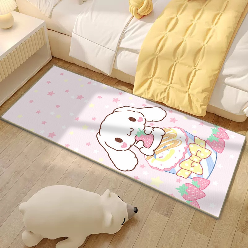 新品サンリオジェイドドッグロングベッドサイドブランケットかわいいガーリー寝室カーペットフロアマット漫画畳マット