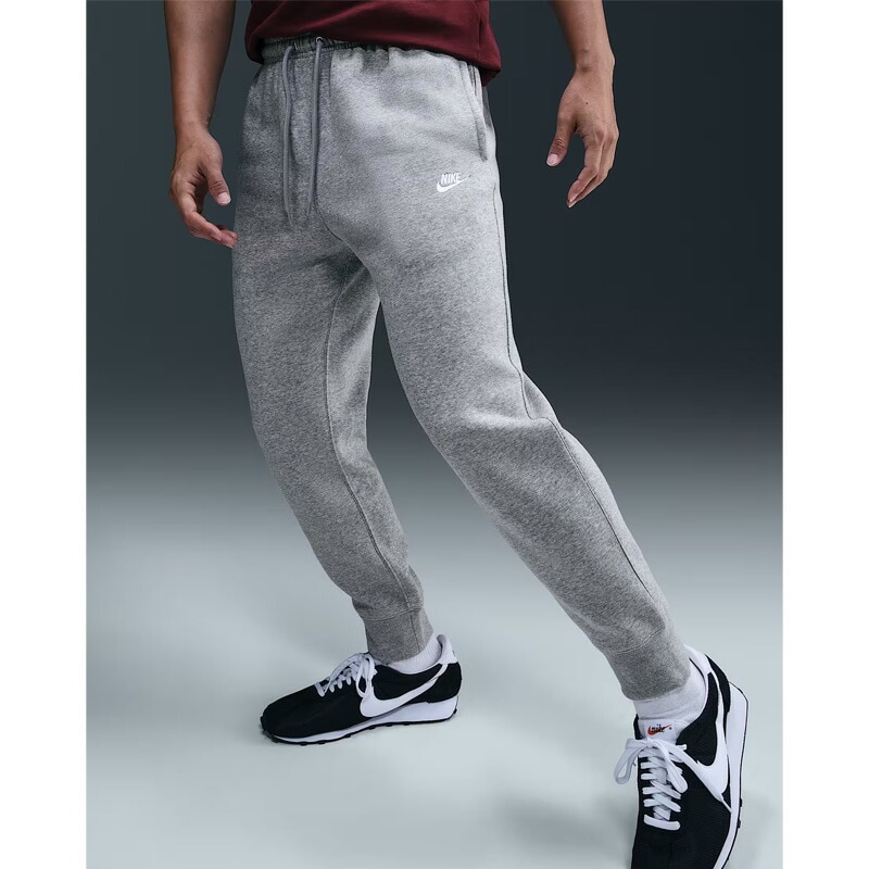 ロングパンツ メンズ クラブ ジョガーパンツ 裏起毛 裏フリース テーパード 秋冬 保温 トレーニングパンツ スポーツウエア 男性用 長ズボン ブランド アパレル メンズウェア/FN3788-063