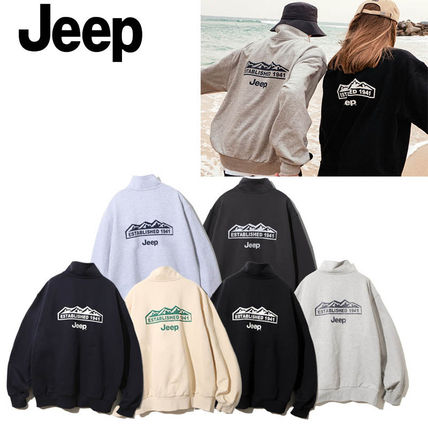 JEEP 正規品Half Zip-Up M-Logo Sweat