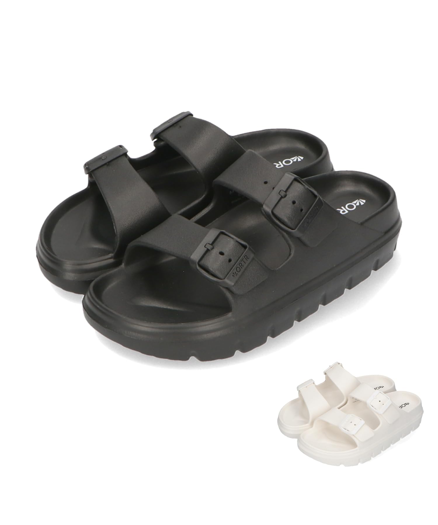 [ORiental Traffic] ダブルベルト厚底サンダル/OT3220