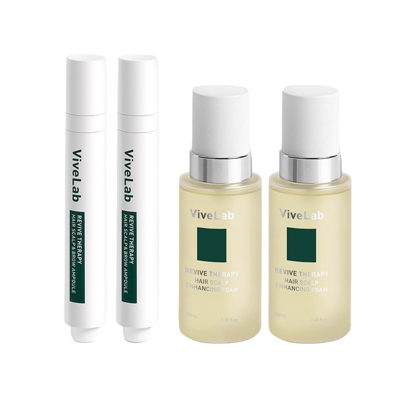 大容量SET)リバイブセラピーヘアスカルフ＆ブローアンプルX3 +リバイブセラピーヘアスカルフエンハンスフォームX3