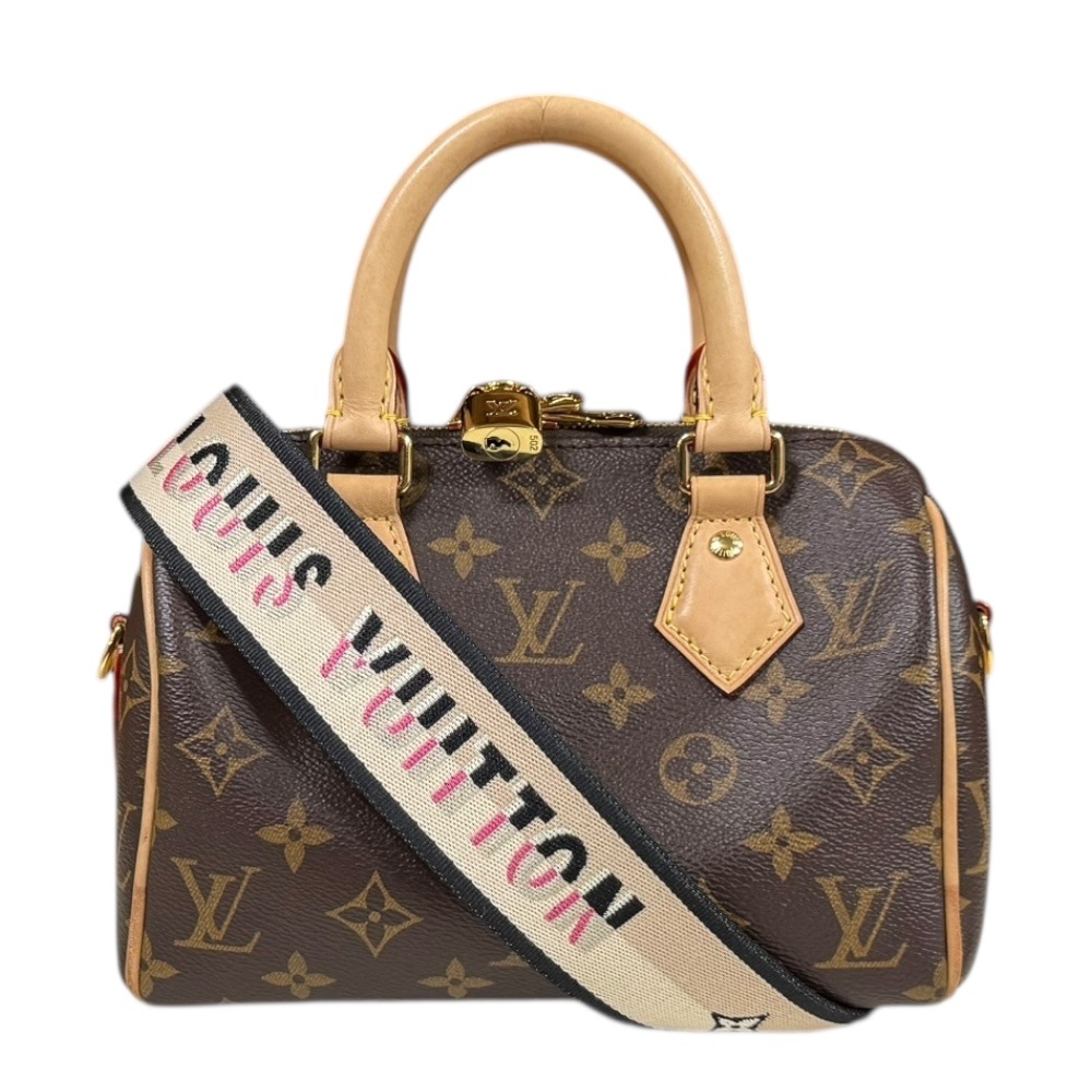 ルイヴィトン スピーディ20バンドリエール モノグラム ショルダーバッグ モノグラムキャンバス M46234 ブラウン LOUIS VUITTON 中古 美品