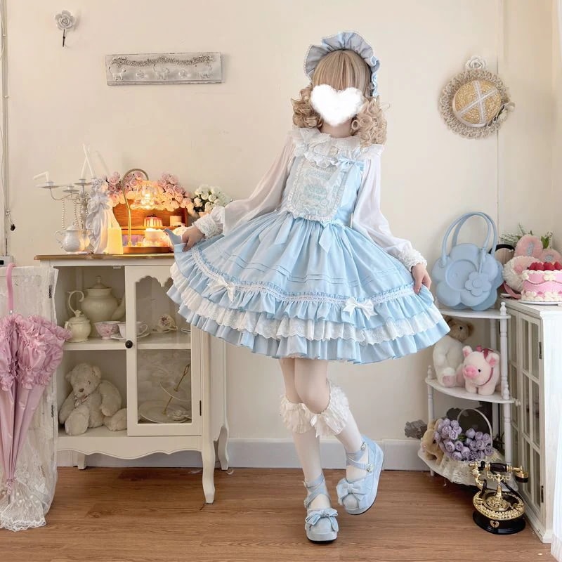 Hot!!!コスプレ ロリータ 花嫁 茶会 ワンピース キュートjsk キャミソールワンピース サマー レディース ドレス 韓国ファッション 5,208円