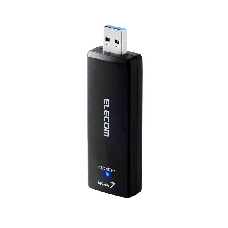 エレコム　ELECOM　WiFi 無線LAN 子機 2880＋2880＋688Mbps Wi-Fi 7 11be/ax ブラック　WDC-BE28TU3-B