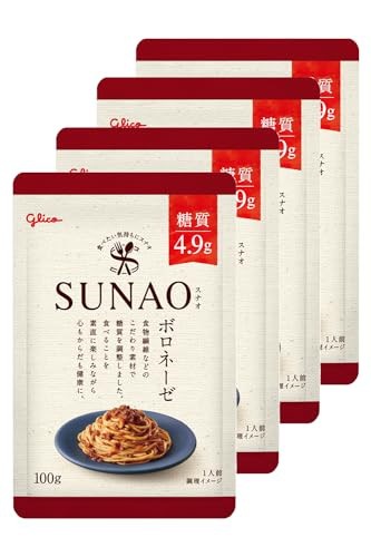 グリコ SUNAO(スナオ)パスタソース【ボロネーゼ】 4食...のサムネイル