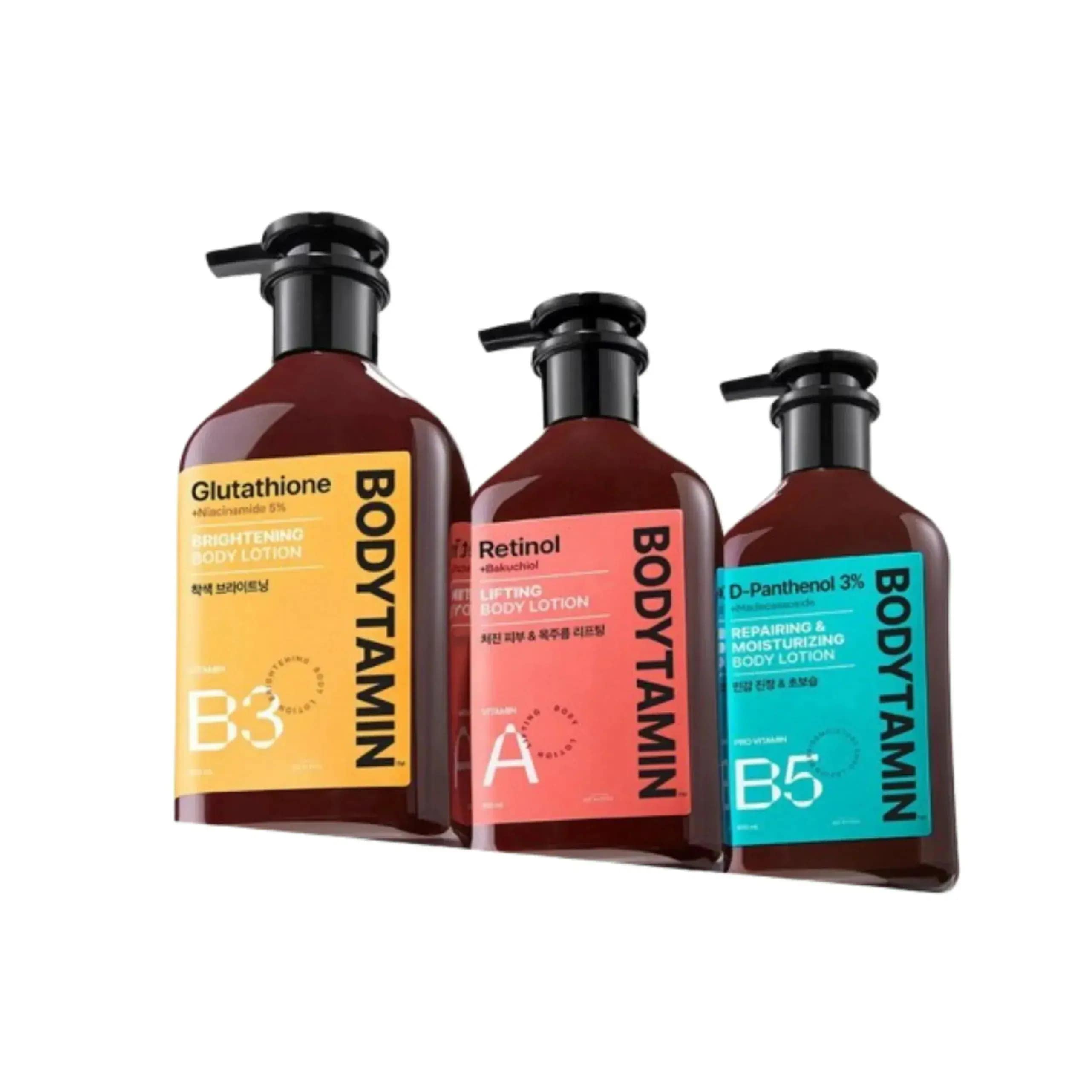 [25SS/New]ボディタミンローション(着色whitning/首のシワの弾力/超保湿)300+60ml企画3種択1