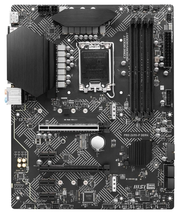 MSI PRO Z690-P DDR4 LGA 1700 Intel Z690 SATA 6Gb/s ATX Intel Motherboard 20,772円
