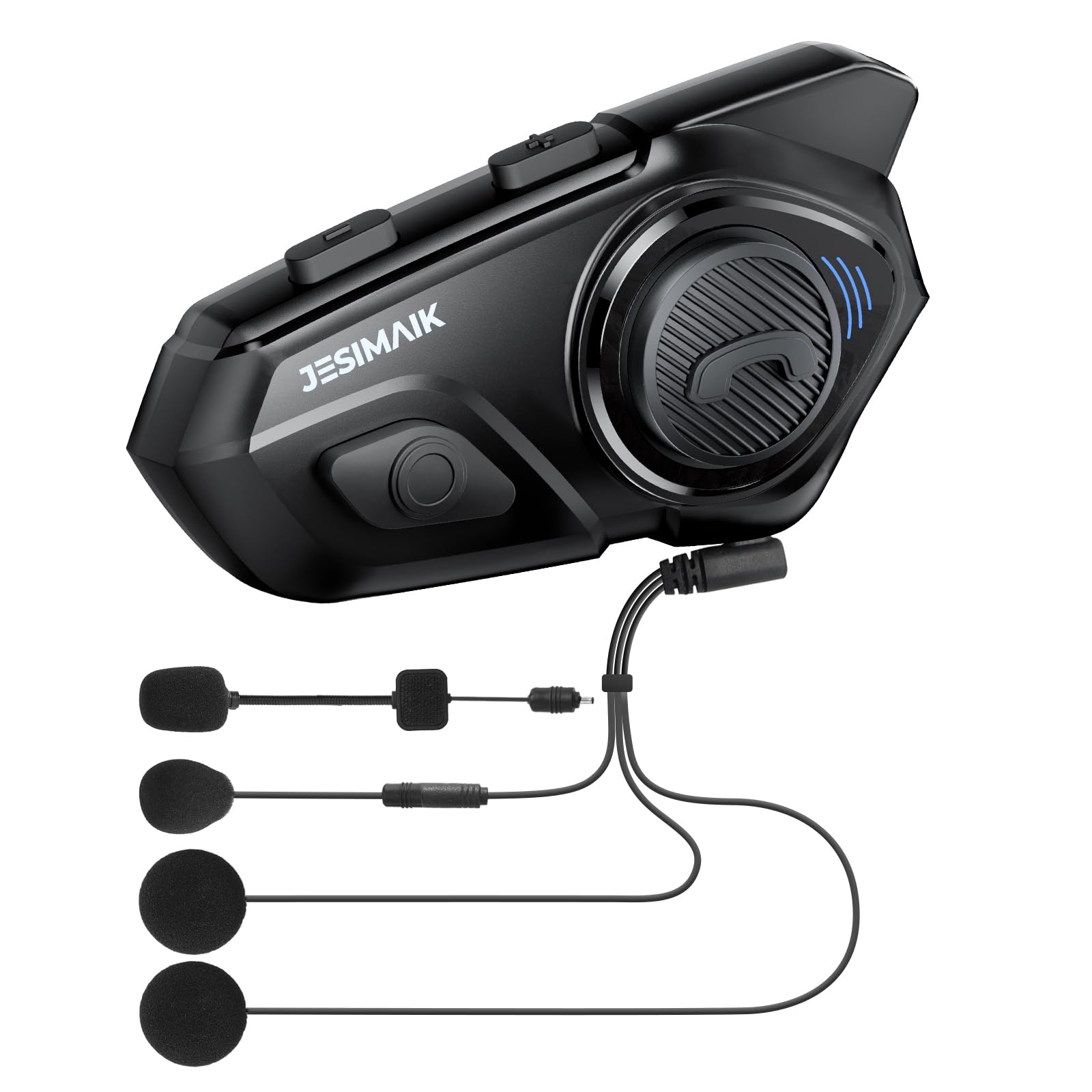 JESIMAIK バイク インカム R16Pro バイク用インカム 音楽ながら通話 FMラジオ 6人同時通話 デュアルチップ Qualcomm 7mm快適スピーカー ワンタッチ全部ペアリング 通信自動