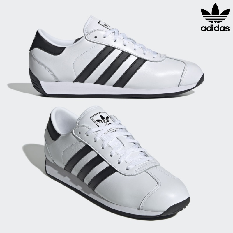 [ADIDAS] アディダス オリジナルス カントリー II フットウェアホワイト / COUNTRY II WHITE BLACK