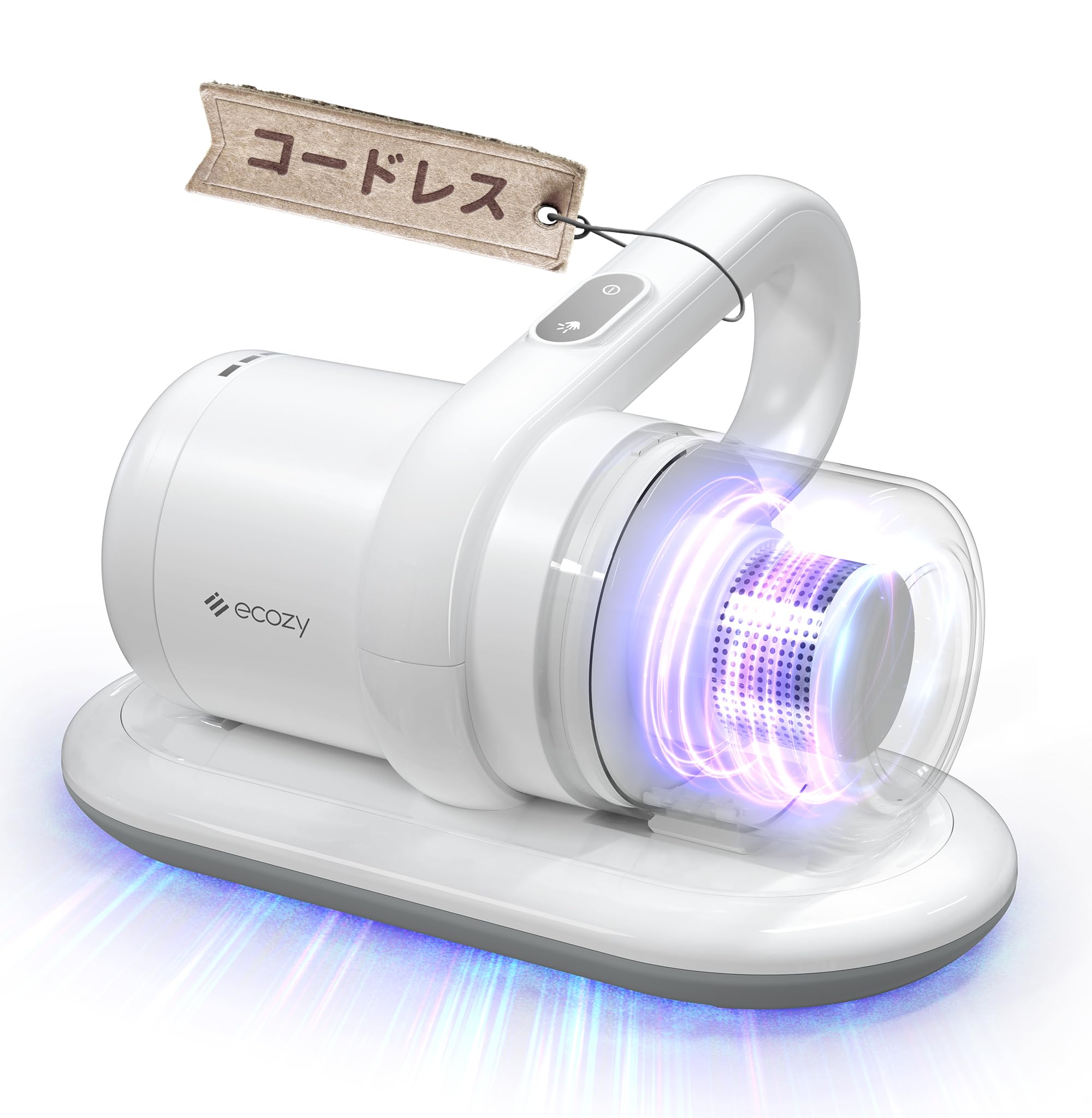 布団クリーナー 布団掃除機 コードレス 【新モデル】18Kpa 1.2kg超軽量 UV除菌 コンパクト ウイルス除去 ダニ退治 90,000回/分パワフルたたき 長寿命 マットレス 掃除 カーペット