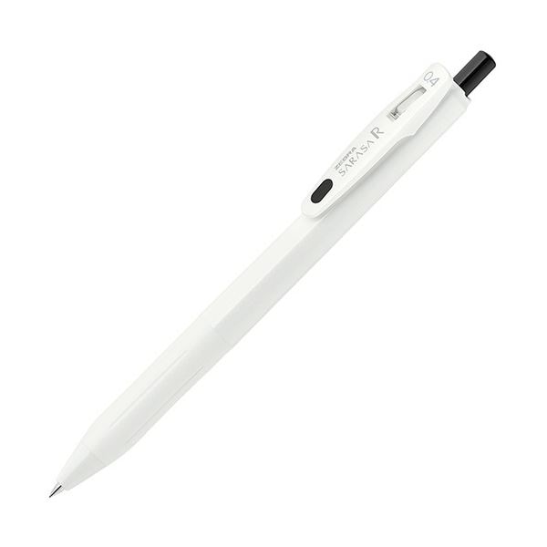 (まとめ) ゼブラ ゲルインクボールペン サラサR 0.4mm 黒 (軸色：白) JJS29-R1-BK2 1本 (×50セット)