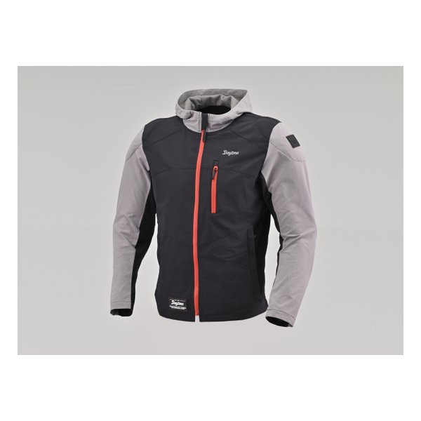 クイックドライパーカー ソフトプロテクター付属 DJ-009 ブラック/レッド 2XL D46755