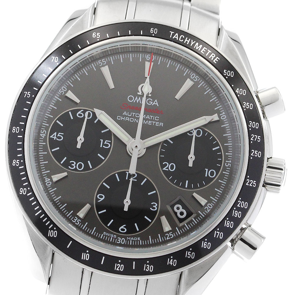 オメガ OMEGA 323.30.40.40.06.001 スピードマスター クロノグラフ デイト 自動巻き メンズ _895541【中古】