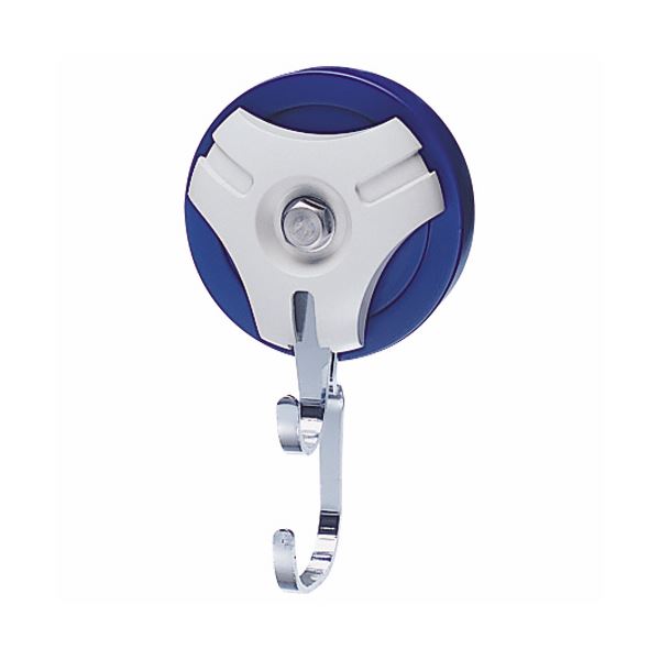 (まとめ) ライオン事務器 マグネットフック ダブル耐荷重5kg ダークブルー MH-20 1個 (×10セット)