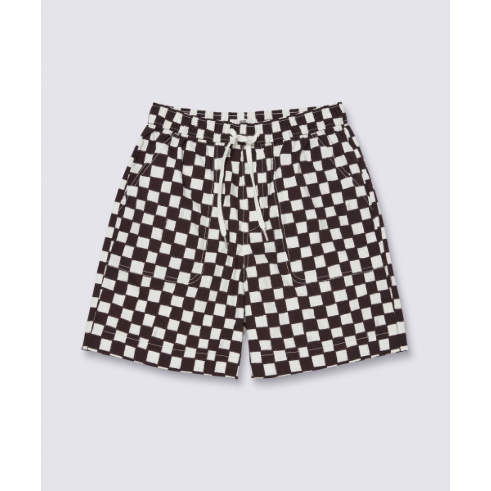 VANS ドゥードルチェッカーショーツ-マーシュブラック:リリーチェック/VN000QF7FBA1