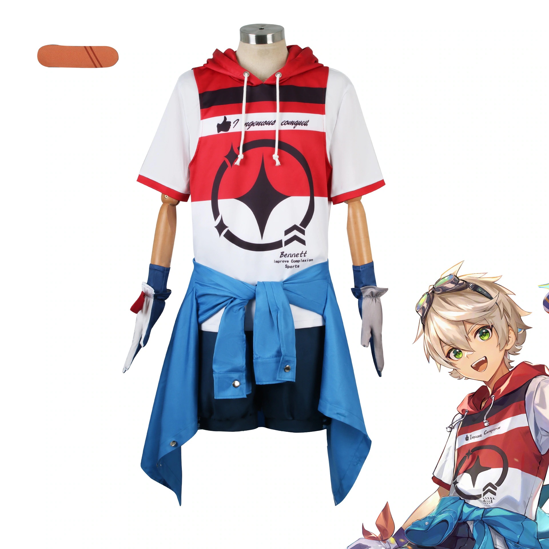 原神 Genshin げんしん ベネットコスプレ衣装 コスチューム 変身 仮装 ステージ服 舞台 クリスマス 6,599円