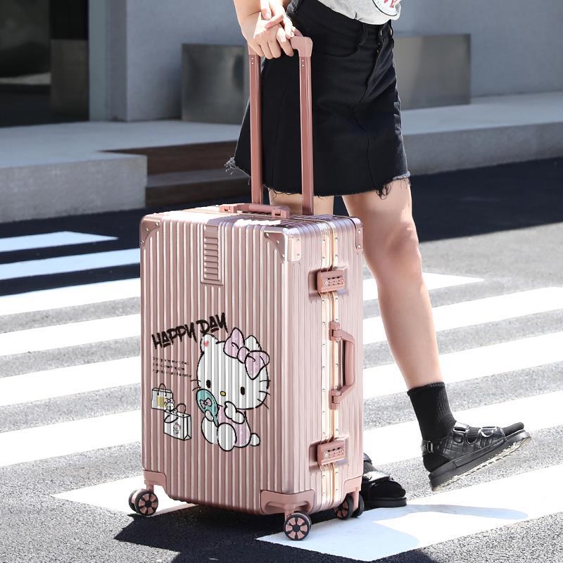 【3日送信】スーツケース漫画女性アルミフレーム万向輪パスワードスーツケース丈夫で耐久性のあるスーツケース男性24大容量28インチ