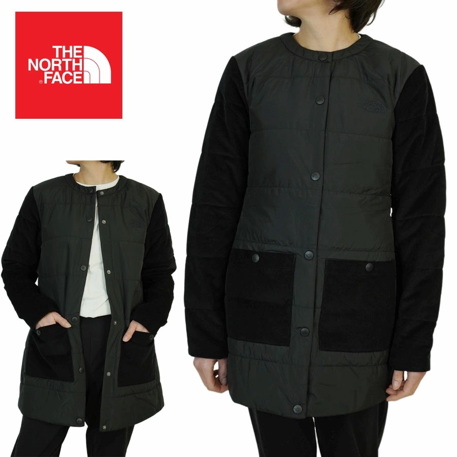 ノースフェイス THE NORTH FACEレディース ジャケットW COLLARLESS SYNTH JKTウィメンズ ノーカラー ジャケットTNF BLAC